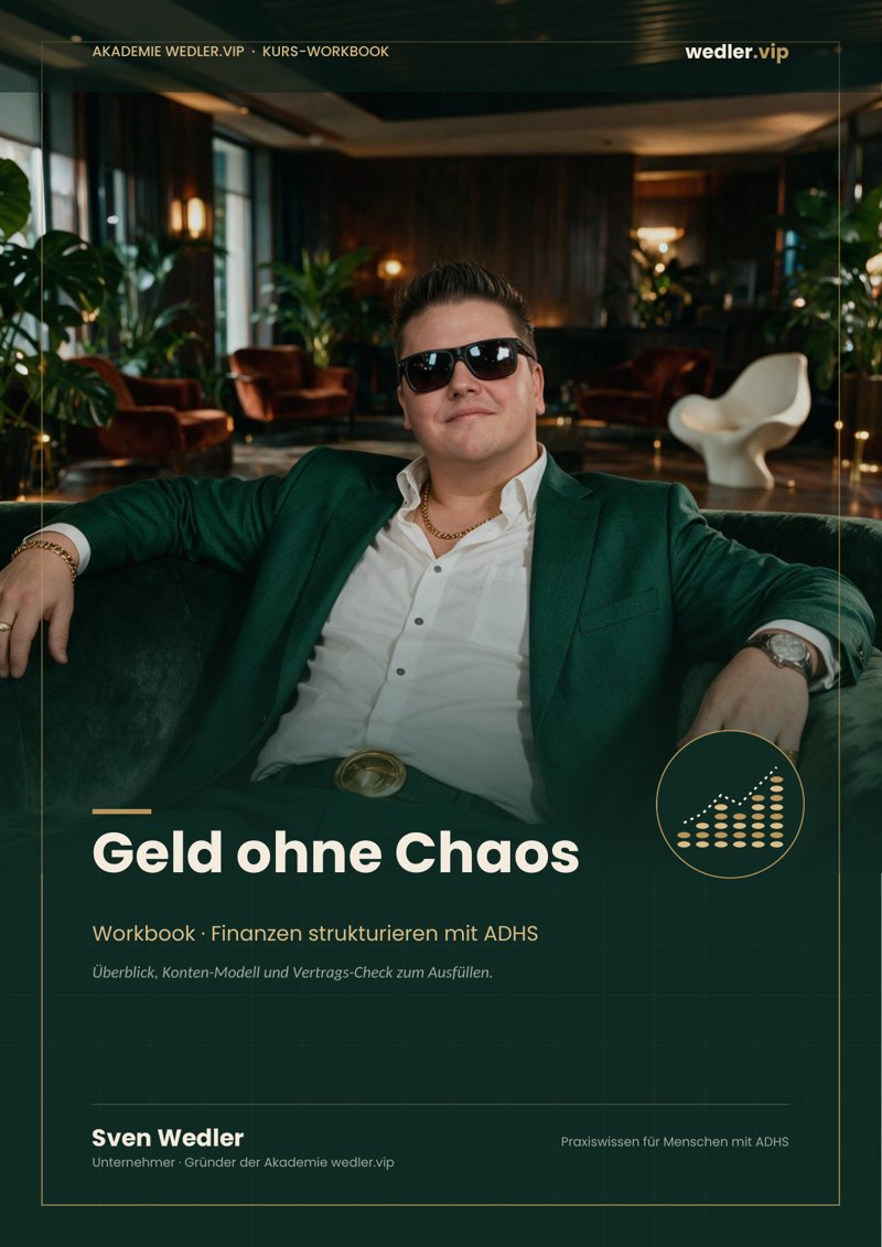 Cover: Geld ohne Chaos – Finanzen strukturieren mit ADHS