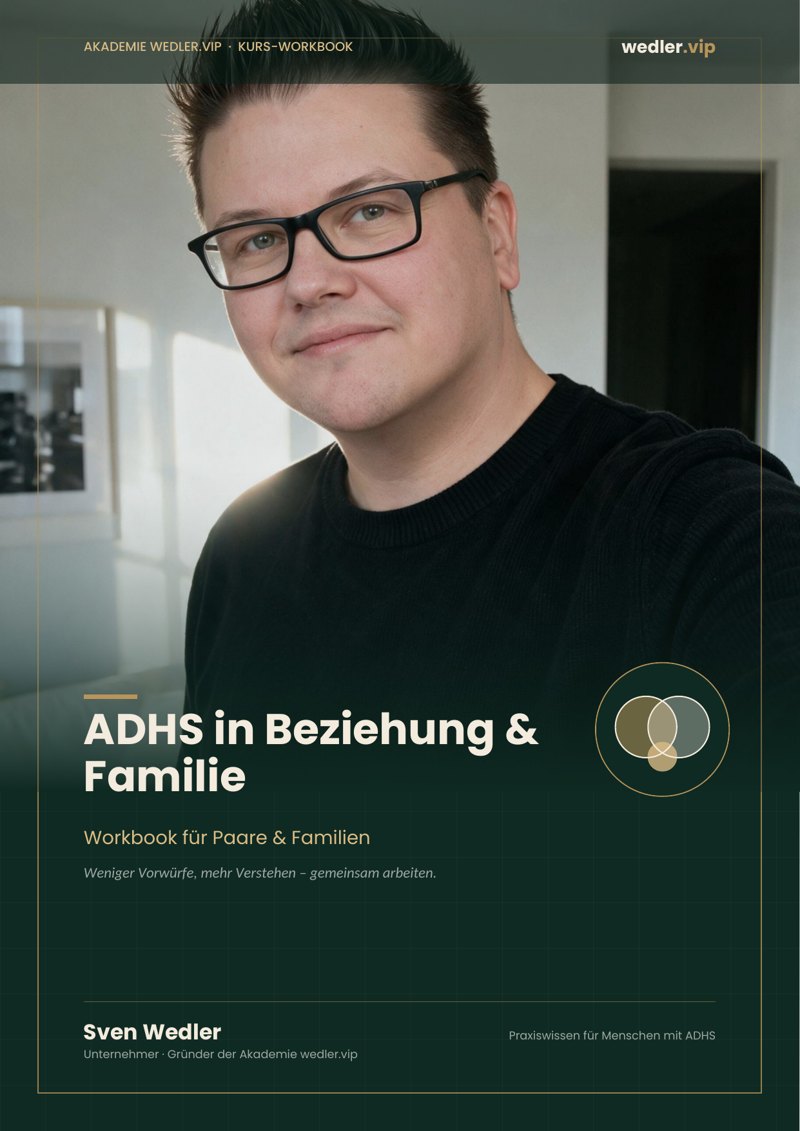 Cover: ADHS in Beziehung & Familie – besser miteinander