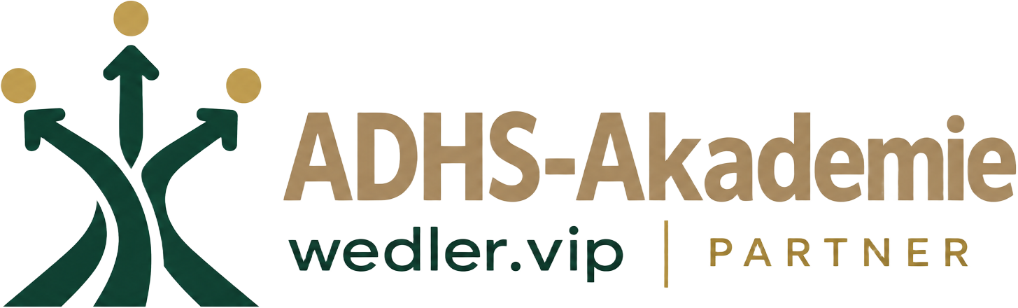 Partner-Logo · Wege der ADHS-Akademie wedler.vip