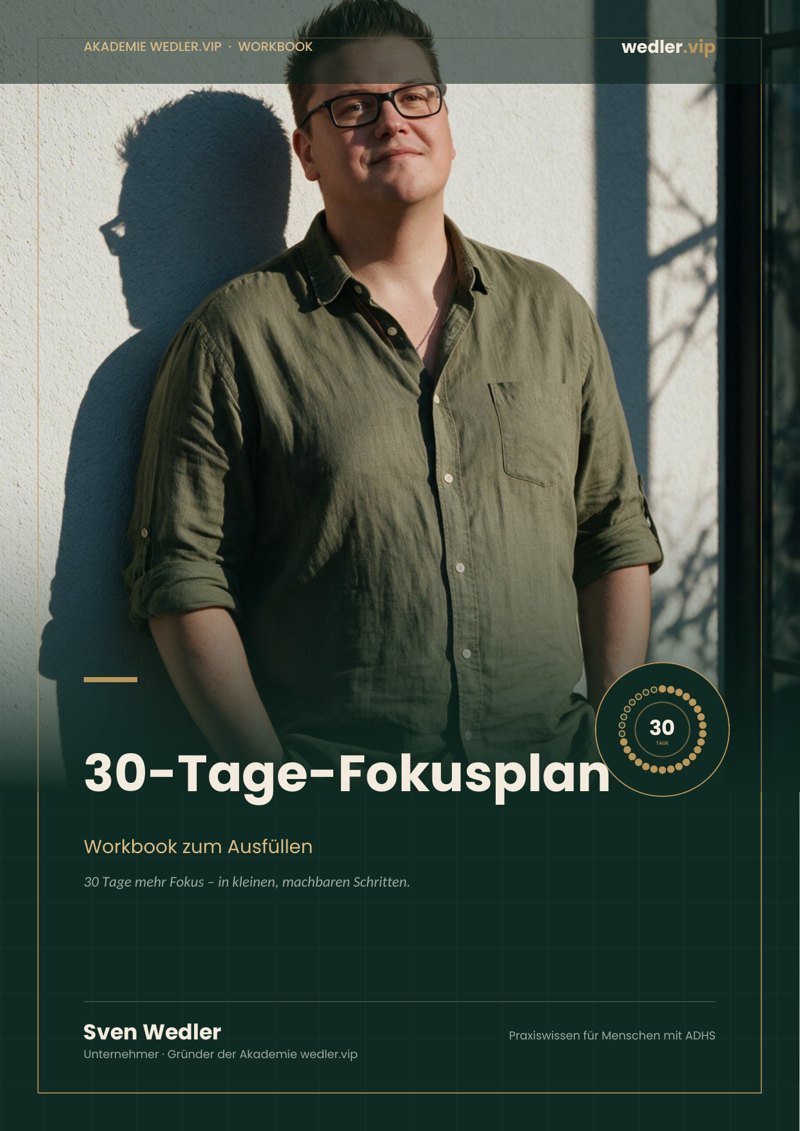 Cover: 30-Tage-Fokusplan
