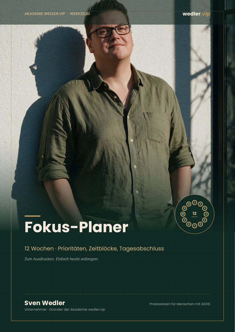 Cover: Fokus-Planer